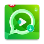 whatsapp status saver android application logo